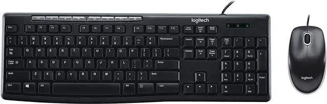 Alt view image 3 of 6 - Logitech Keyboard and High Definition Optical Mouse