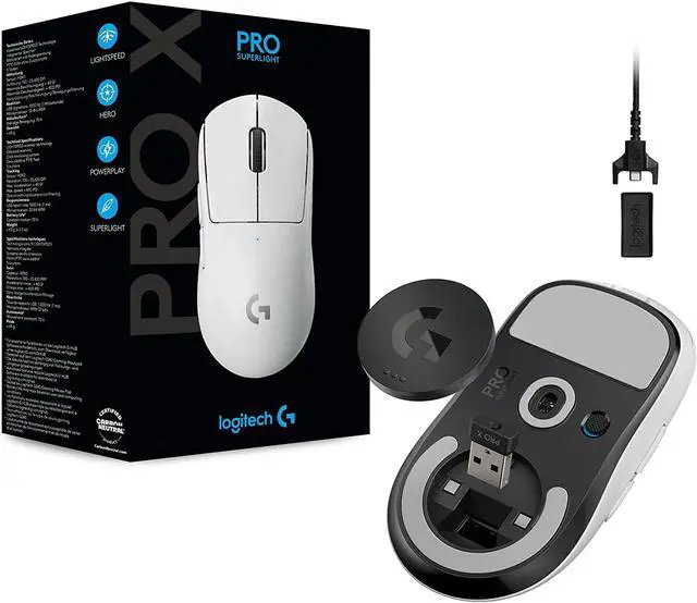 Alt view image 7 of 7 - Logitech G PRO X Superlight Wireless Gaming Mouse - 25,400 DPI - Compatible with PC/Mac