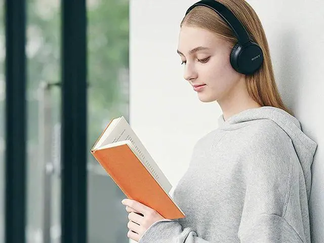 Alt view image 2 of 7 - Sony Wireless Headphones with Mic for Phone-Call