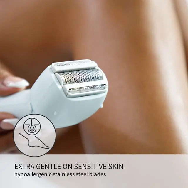 Alt view image 5 of 7 - Panasonic Close Curves Electric Razor for Women - Wet Dry Operation