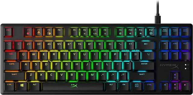 Alt view image 2 of 6 - HyperX Alloy Origins Core - Tenkeyless Mechanical Wired Gaming Keyboard
