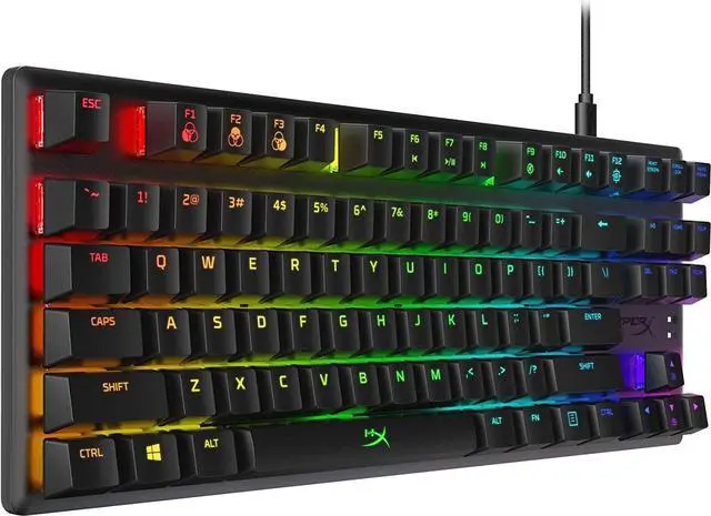 Alt view image 3 of 6 - HyperX Alloy Origins Core - Tenkeyless Mechanical Wired Gaming Keyboard