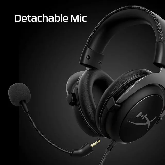 Alt view image 4 of 6 - HyperX Cloud II Wired Gaming Headset (Black & Red)