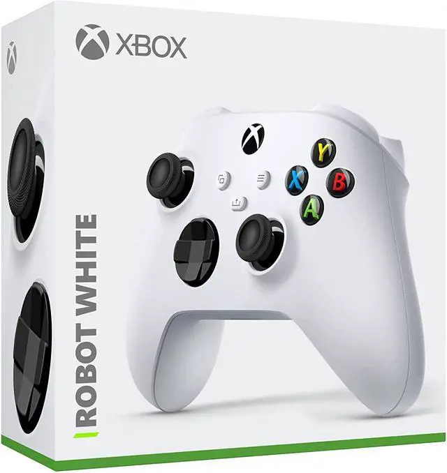 Alt view image 6 of 7 - Xbox Core Wireless Controller  Robot White