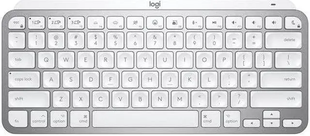 Main image of Logitech MX Keys Mini Bluetooth Keyboard (Pale Gray)