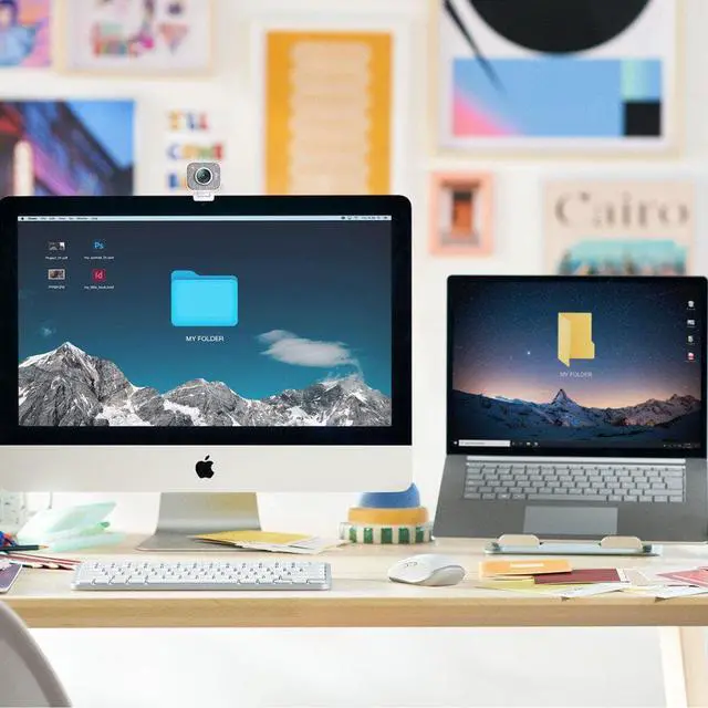 Alt view image 2 of 6 - Logitech MX Keys Mini Bluetooth Keyboard (Pale Gray)