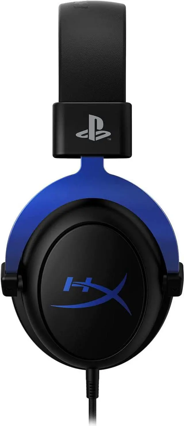 Alt view image 2 of 4 - HyperX Cloud Stereo Wired Gaming Headset for PlayStation 4 & 5 (Black/Blue)