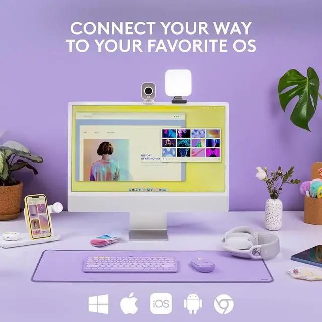 Alt view image 3 of 7 - Logitech Wireless Bluetooth Keyboard and Mouse Combo - Slim Portable Design
