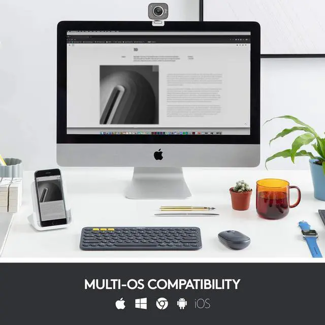 Alt view image 2 of 7 - Logitech Wireless Bluetooth Keyboard and Mouse Combo - Slim Portable Design