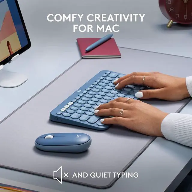 Alt view image 3 of 7 - Logitech K380 Multi-Device Bluetooth Keyboard for Mac
