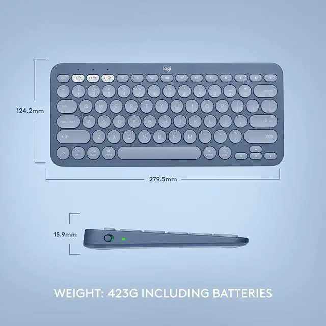Alt view image 7 of 7 - Logitech K380 Multi-Device Bluetooth Keyboard for Mac