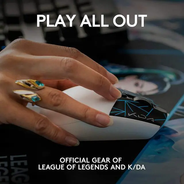 Alt view image 2 of 7 - Logitech G305 K/DA Lightspeed Wireless Gaming Mouse - Official League of Legends KDA Gaming Gear