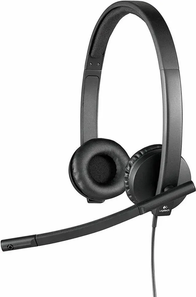 Alt view image 4 of 6 - Logitech USB Headset H570e Stereo - Black