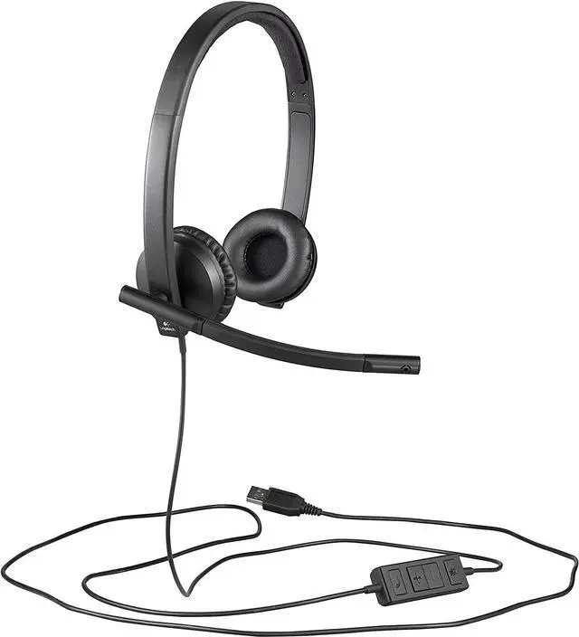 Alt view image 2 of 6 - Logitech USB Headset H570e Stereo - Black
