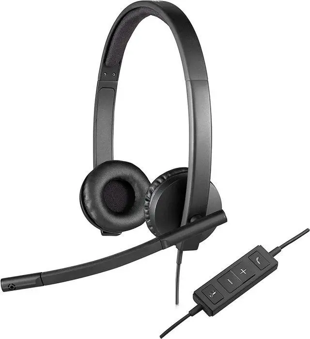 Main image of Logitech USB Headset H570e Stereo - Black