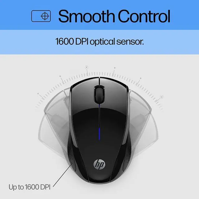 Alt view image 7 of 7 - HP Wireless Mouse X3000 G2 - 1600 DPI Optical Sensor