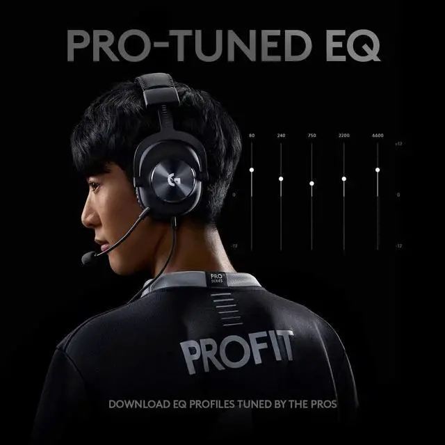 Alt view image 2 of 7 - Logitech G Pro X Gaming Headset with Logitech G502 Hero High Performance Gaming Mouse