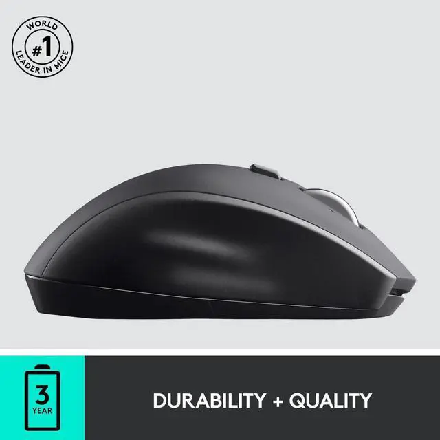 Alt view image 6 of 7 - Logitech Marathon Wireless Mouse - Windows and Mac Compatible