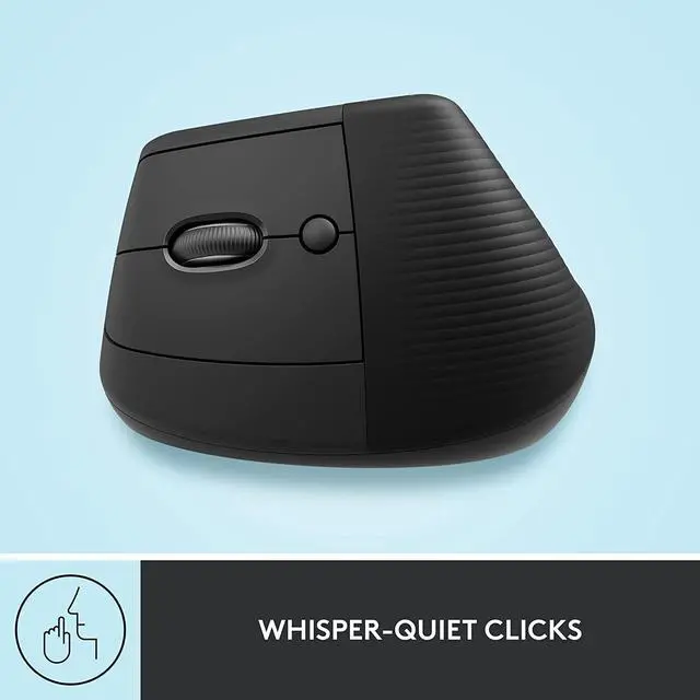Alt view image 5 of 7 - Logitech Lift Vertical Left Handed Ergonomic Wireless Mouse
