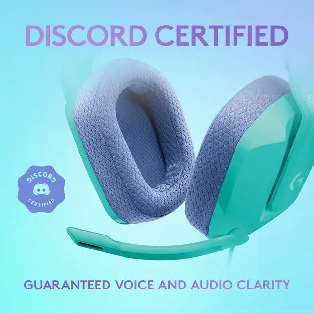 Alt view image 4 of 7 - Logitech G335 Wired Gaming Headset Compatible with PC,PS 4/5,Xbox One,Xbox Series X|S & Nintendo Switch  Mint