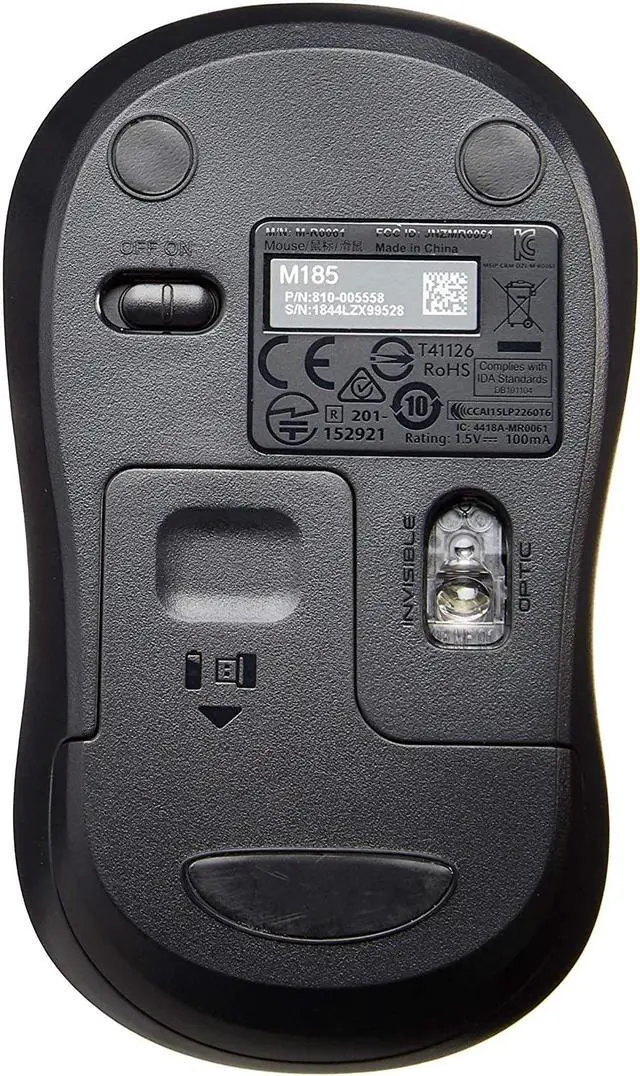 Alt view image 3 of 4 - Logitech Wireless Mouse M185