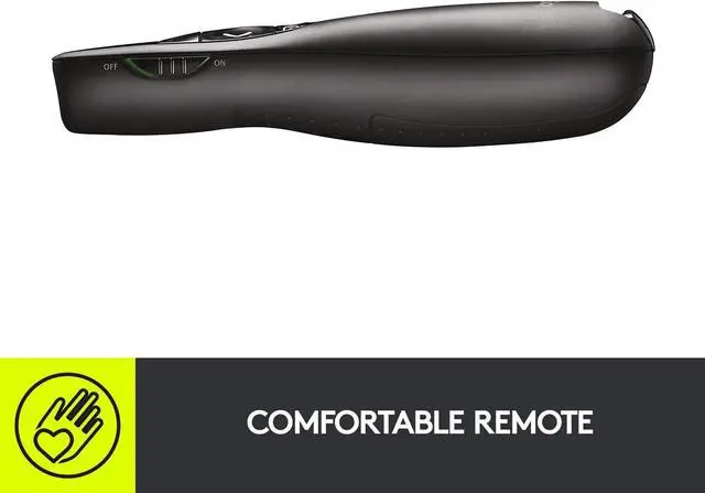 Alt view image 5 of 7 - Logitech Wireless Presenter R400 with Laser Pointer