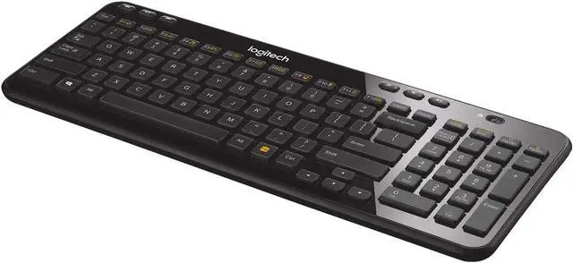 Alt view image 4 of 4 - Logitech K360 Wireless USB Desktop Keyboard - Compact Full Keyboard