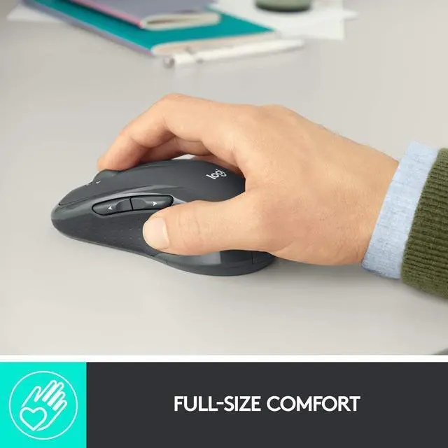 Alt view image 2 of 7 - Logitech M510 Wireless Mouse - Graphite