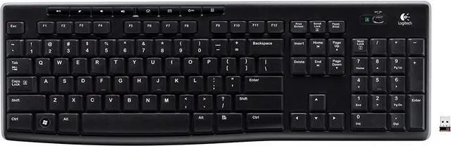 Alt view image 3 of 6 - Logitech Wireless Keyboard K270