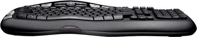 Alt view image 3 of 5 - Logitech K350 Wave Wireless Keyboard - Black
