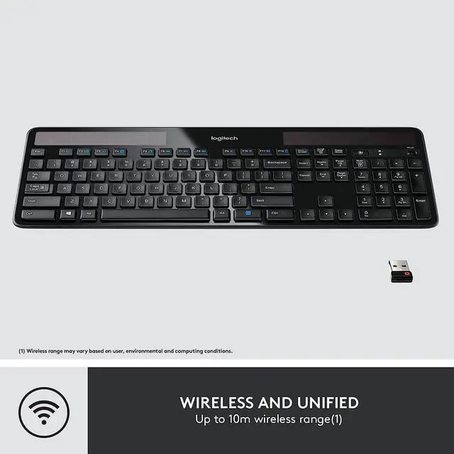 Alt view image 7 of 7 - Logitech K750 Wireless Solar Keyboard