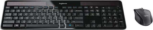 Alt view image 3 of 7 - Logitech MK750 Wireless Solar Keyboard & Marathon Mouse Combo