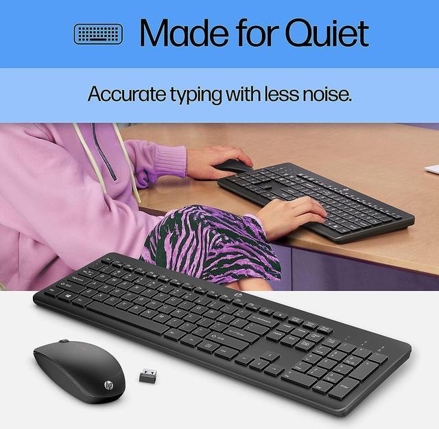 and HP Wireless Keyboard Mouse Combo 230