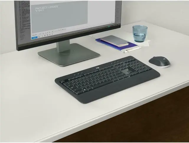 Alt view image 3 of 5 - Logitech MK540 Advanced Wireless Keyboard and Mouse Combo
