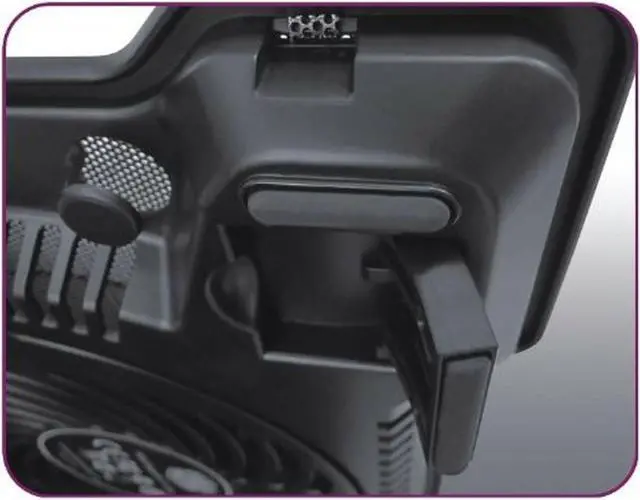 Alt view image 3 of 5 - Cooler Master NotePal X-Slim Ultra-Slim Laptop Cooling Pad with 160mm Fan