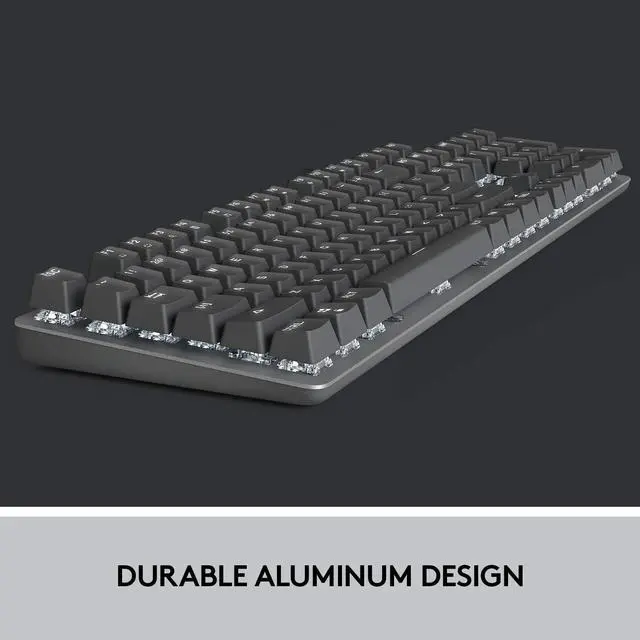 Alt view image 6 of 6 - Logitech K845 Mechanical Illuminated Keyboard, Mechanical Switches (TTC Red Switches)