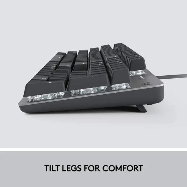 Alt view image 5 of 6 - Logitech K845 Mechanical Illuminated Keyboard, Mechanical Switches (TTC Red Switches)