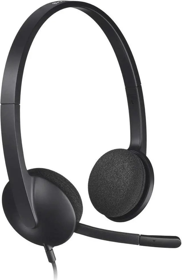 Main image of Logitech USB Wired Headset for Windows and Mac - Black
