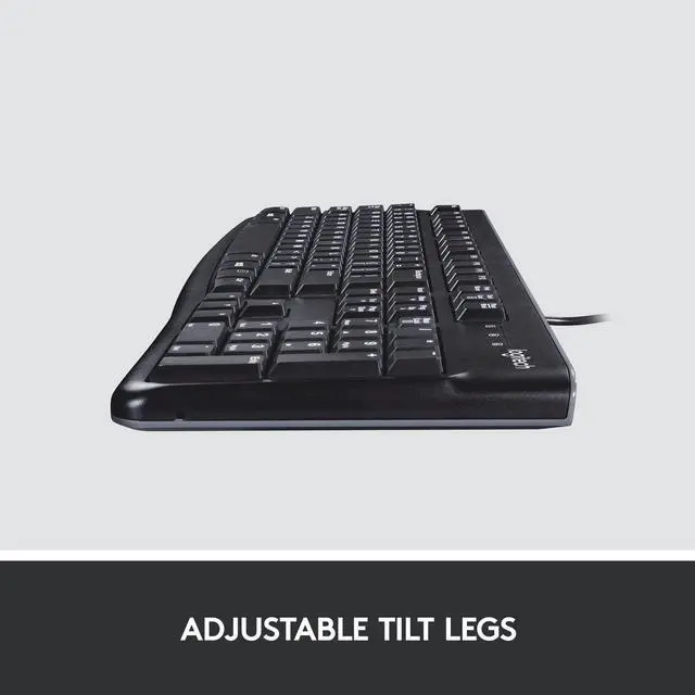 Alt view image 3 of 6 - Logitech K120 USB Wired Standard Keyboard