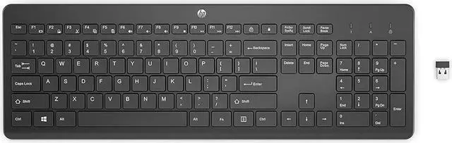Main image of HP 230 Wireless Keyboard - Windows & Mac OS - Black