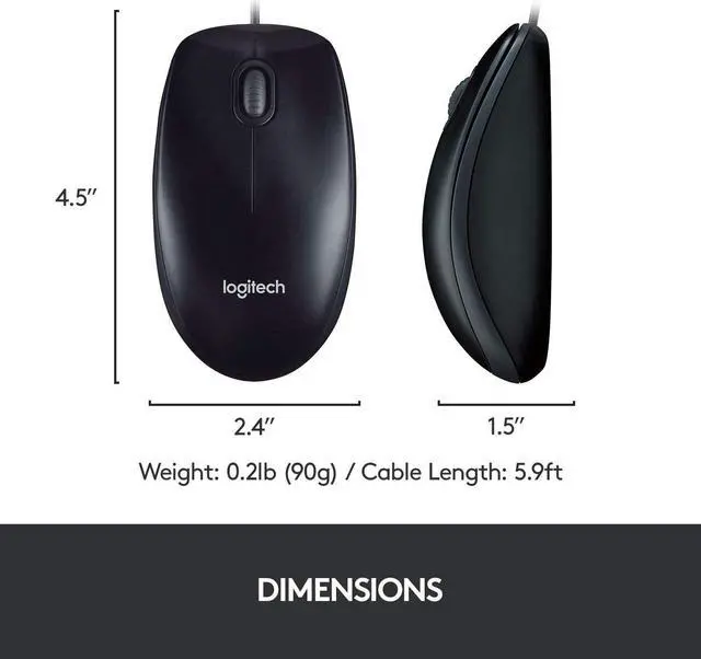 Alt view image 7 of 7 - Logitech MK120 Durable, Comfortable, Wired Keyboard and Mouse Combo