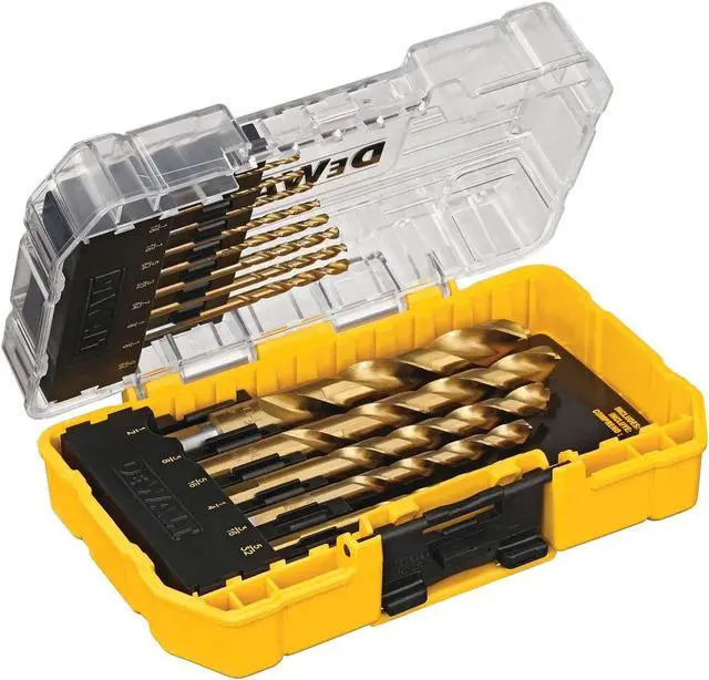 Alt view image 3 of 3 - DEWALT Drill Bit Set, Titanium, 14-Piece