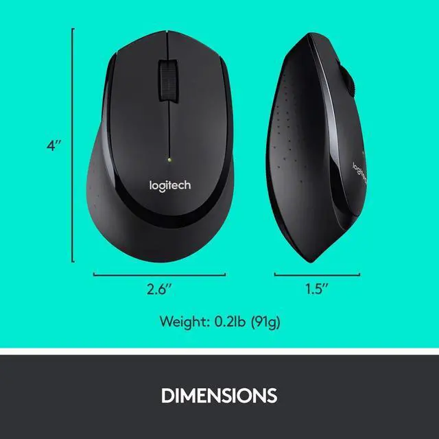 Alt view image 7 of 7 - Logitech Wireless Keyboard & Mouse Combo - 12 Function Keys 2.4GHz 1000DPI USB RF