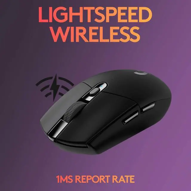 Alt view image 2 of 7 - Logitech G305 LIGHTSPEED Wireless Gaming Mouse, 12,000 DPI, PC/Mac - Black