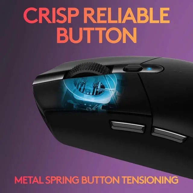 Alt view image 5 of 7 - Logitech G305 LIGHTSPEED Wireless Gaming Mouse, 12,000 DPI, PC/Mac - Black