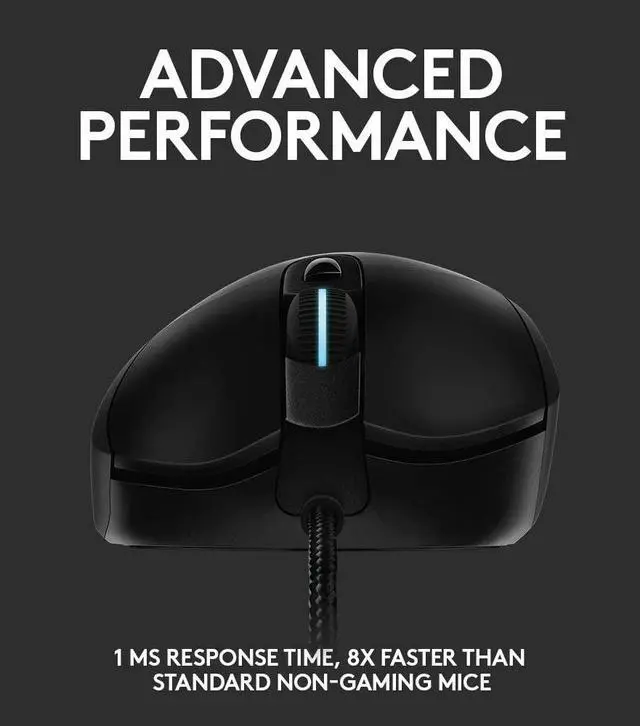 Alt view image 6 of 7 - Logitech G403 Hero 25K Gaming Mouse - Lightweight 87G (+10G Optional) - 25.600 DPI