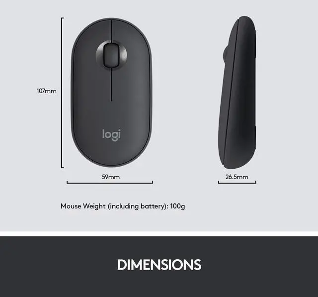 Alt view image 5 of 6 - Logitech MK470 Slim Wireless Combo - Graphite