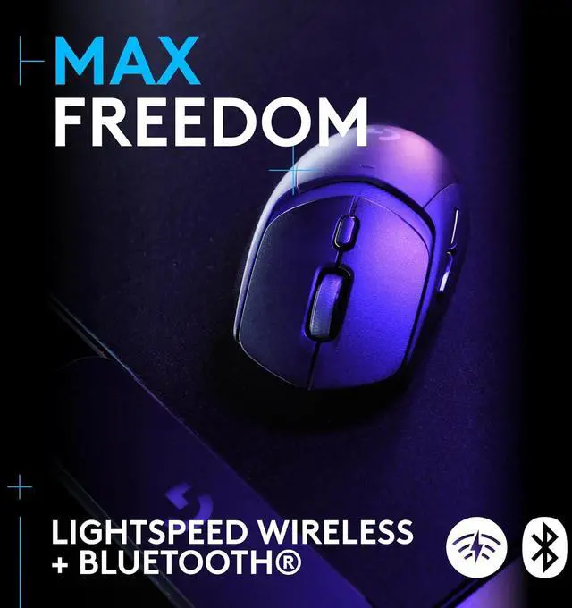 Alt view image 4 of 7 - Logitech G309 Lightspeed Wireless Gaming Mouse - 6 Programmable Buttons - Black