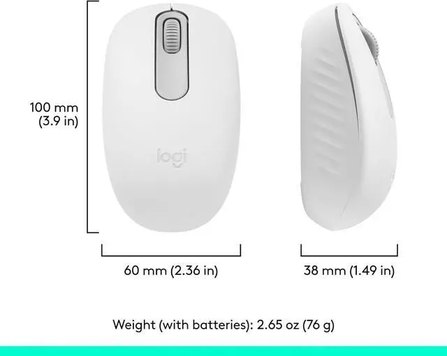 Alt view image 7 of 7 - Logitech M196 Bluetooth Wireless Mouse - Compatible with Windows and macOS