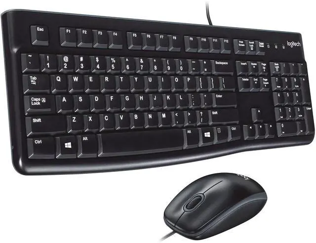 Main image of Logitech MK120 Durable, Comfortable, Wired Keyboard and Mouse Combo